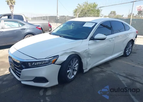 2021 Honda Accord Lx z USA, uszkodzony, nr VIN 1HGCV1F13MA008955